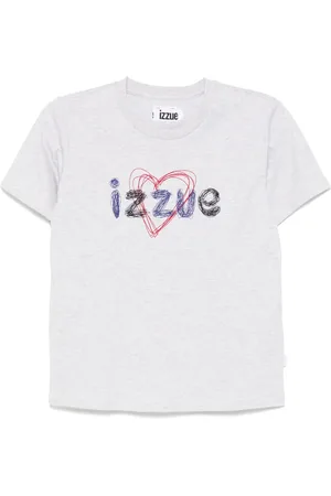 Izzue T-Shirt mit Logo-Stickerei