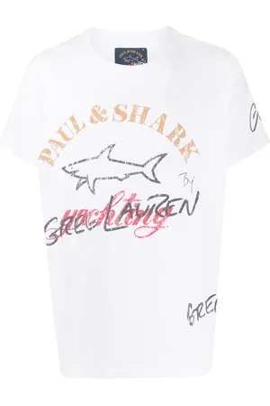 GREG LAUREN T-Shirt mit Logo-Print