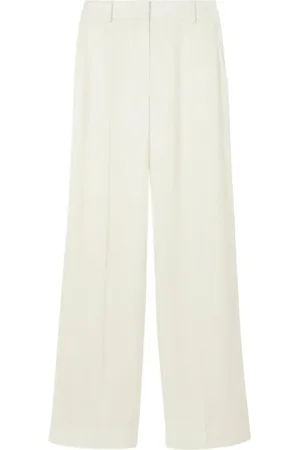 Burberry Weite Hose mit Satin-Finish