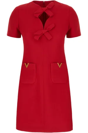 VALENTINO GARAVANI Crepe Couture Minikleid