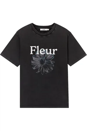 B+AB T-Shirt mit grafischem Print