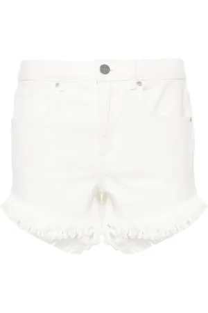 AllSaints Ausgefranste Astrid Jeans-Shorts
