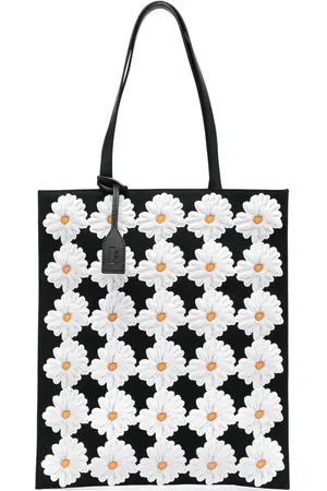 Moschino Handtasche mit Blumenapplikation