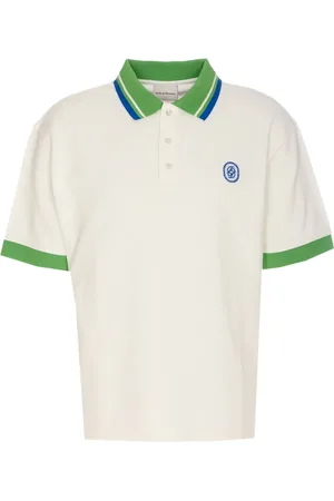 Drôle de Monsieur Poloshirt mit Kontrastkragen