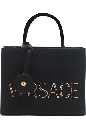 VERSACE 2020-2024 Tote Bag aus Canvas mit Logo