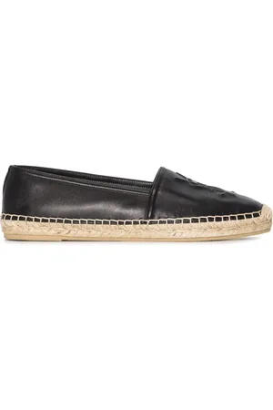 Saint Laurent Espadrilles mit Logo-Prägung