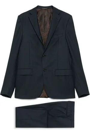 corneliani Einreihiger Anzug mit Karomuster