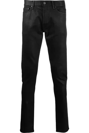 JOHN ELLIOTT Slim-Fit-Jeans mit hohem Bund