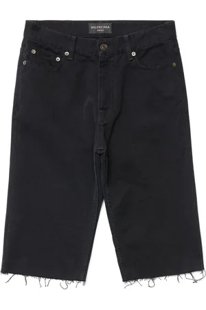 Balenciaga Ungesäumte Jeans-Shorts