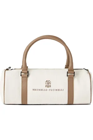 Brunello Cucinelli Barrel Tote Bag