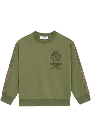 Roberto Cavalli Sweatshirt mit Logo-Stickerei