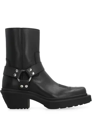 Vetements Knöchelhohe Lederstiefel