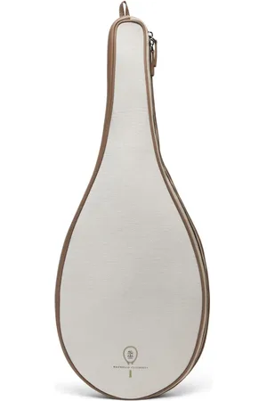 Brunello Cucinelli Schlägertasche mit Lederbesatz
