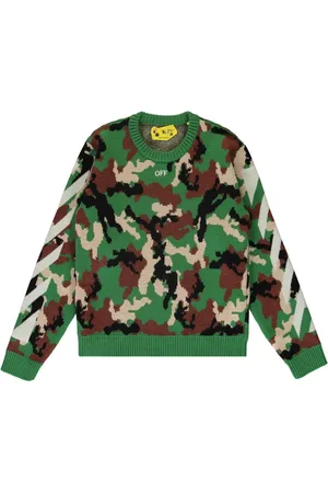 OFF-WHITE Pullover mit Camourflage-Muster