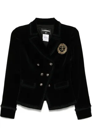CHANEL 2010 doppelreihige Jacke