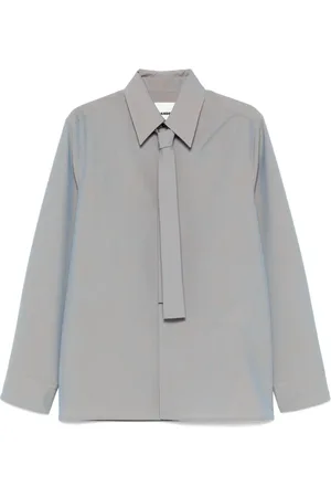 Jil Sander Hemd mit Krawattendetail