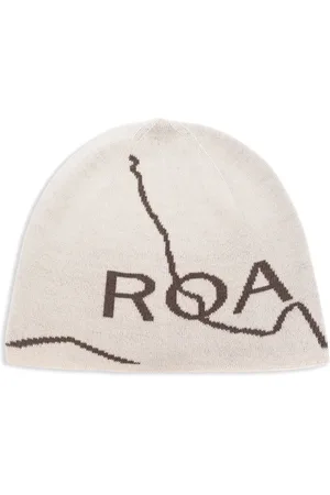 ROA Beanie mit Logo-Detail