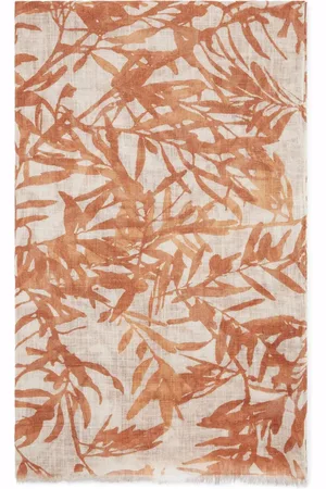 Brunello Cucinelli Schal mit Blumen-Print