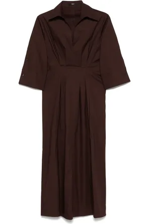 SEVENTY BY SERGIO TEGON Midikleid aus Popeline