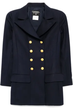 CHANEL 1996 doppelreihige Jacke