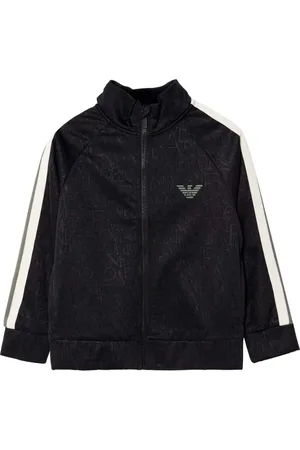 Emporio Armani Sportjacke mit gummiertem Logo