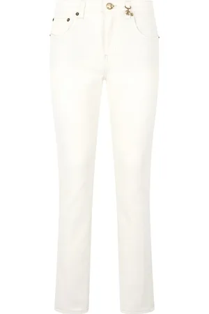 Roberto Cavalli High-Waist-Jeans im Distressed-Look