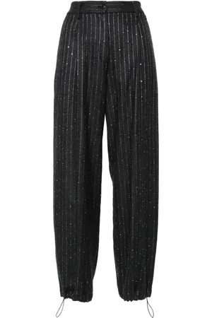 HERNO Hose mit Nadelstreifen