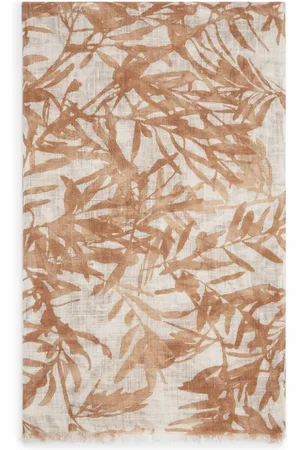 Brunello Cucinelli Schal mit Blumen-Print