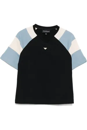 Emporio Armani T-Shirt mit Logo-Stickerei