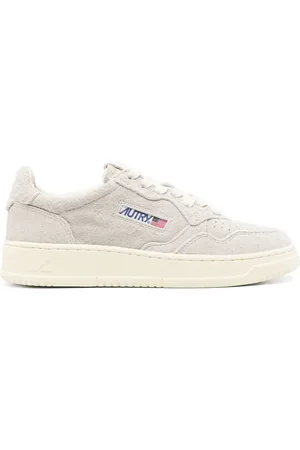 Autry Medalist Low Wildleder WMNS White Sneakers