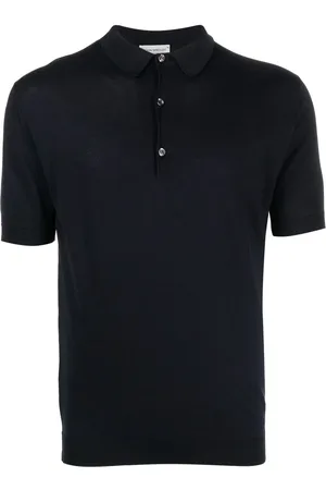 JOHN SMEDLEY Fein gestricktes Poloshirt