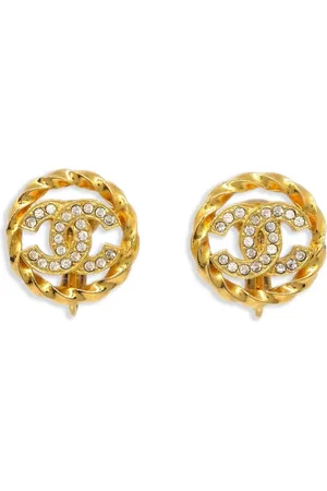 CHANEL 1990-2000 Ohrclips mit CC