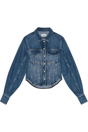 Ganni Klassisches Jeanshemd