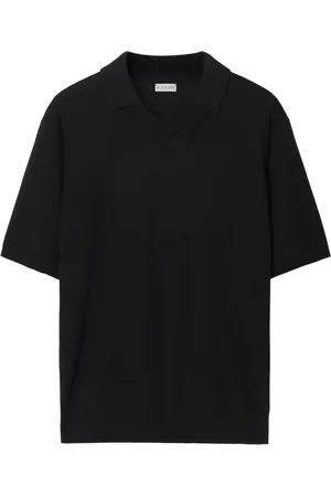 Burberry Poloshirt mit V-Ausschnitt