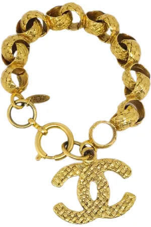 CHANEL 1990-2000s CC Armband