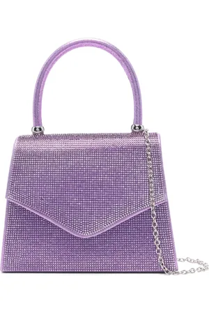 MONNALISA Glitter-Tasche mit Kristallverzierung