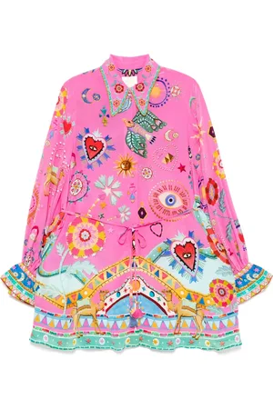 Camilla The Rainbow Roads Shift-Hemdkleid