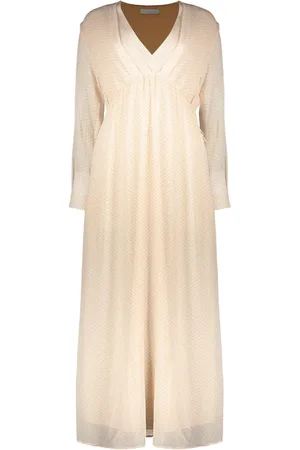 Fabiana Filippi Maxikleid mit Krepp-Textur