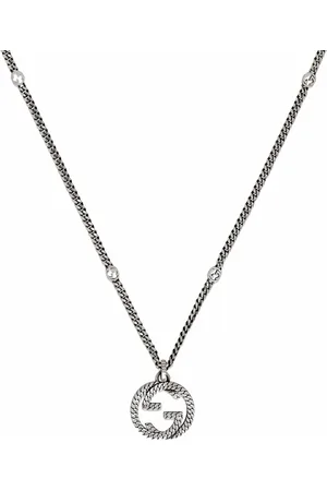 Gucci Halskette aus Sterlingsilber mit GG