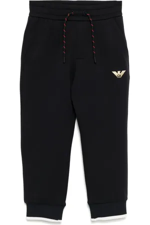 Emporio Armani Hose mit Logo-Stickerei