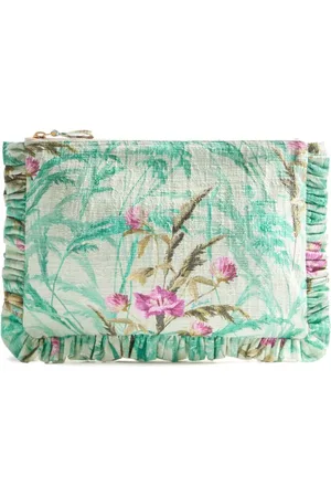 La DoubleJ Clutch mit Blumen-Print
