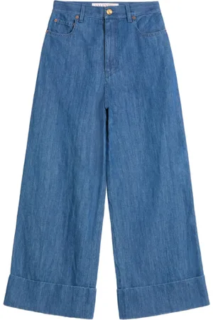 VALENTINO GARAVANI Leichte Wide-Leg-Jeans