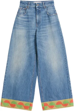 VALENTINO GARAVANI Jeans mit weitem Bein
