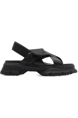 Burberry Sandalen aus strukturiertem Leder