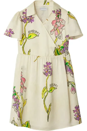 Burberry Foxglove Minikleid aus Seide