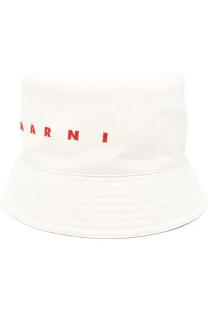 Marni Fischerhut mit Logo-Stickerei