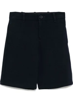Emporio Armani Shorts mit Logo-Stickerei