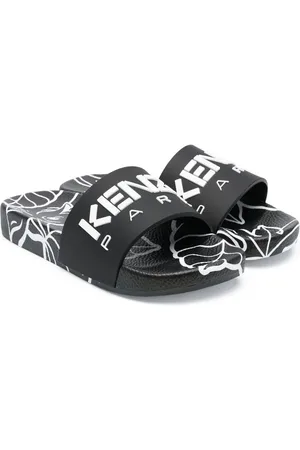 Kenzo Slipper mit Logo-Print