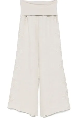 Maurizio Mykonos Hose mit Spitzendetail
