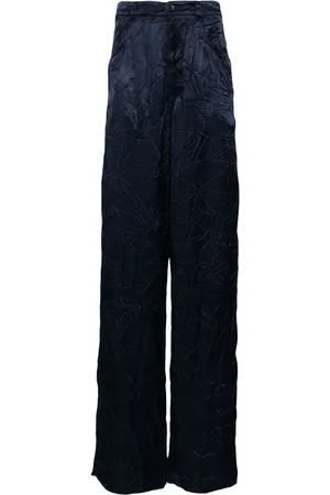 Balenciaga Wide-Leg-Hose mit Knitteroptik